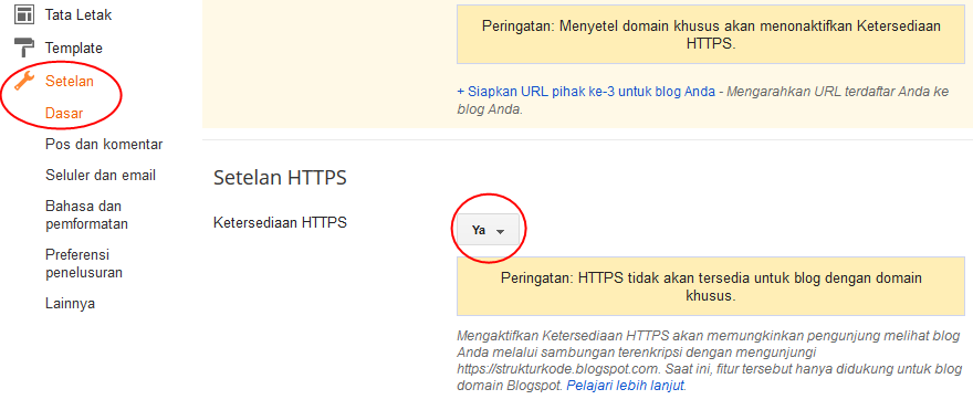 PENTINGNYA FITUR HTTPS PADA BLOGSPOT