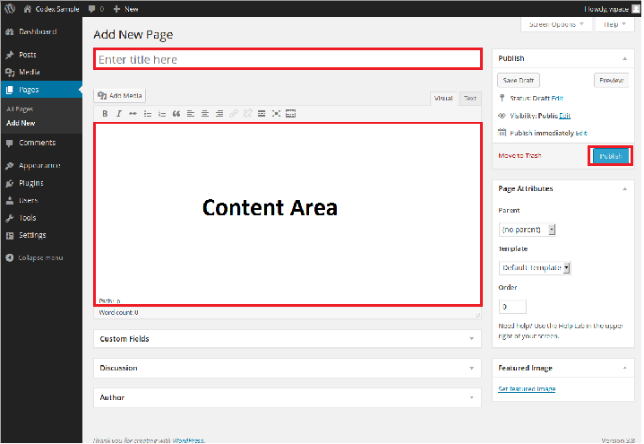 MEMBUAT POST DAN PAGE BARU DI WORDPRESS